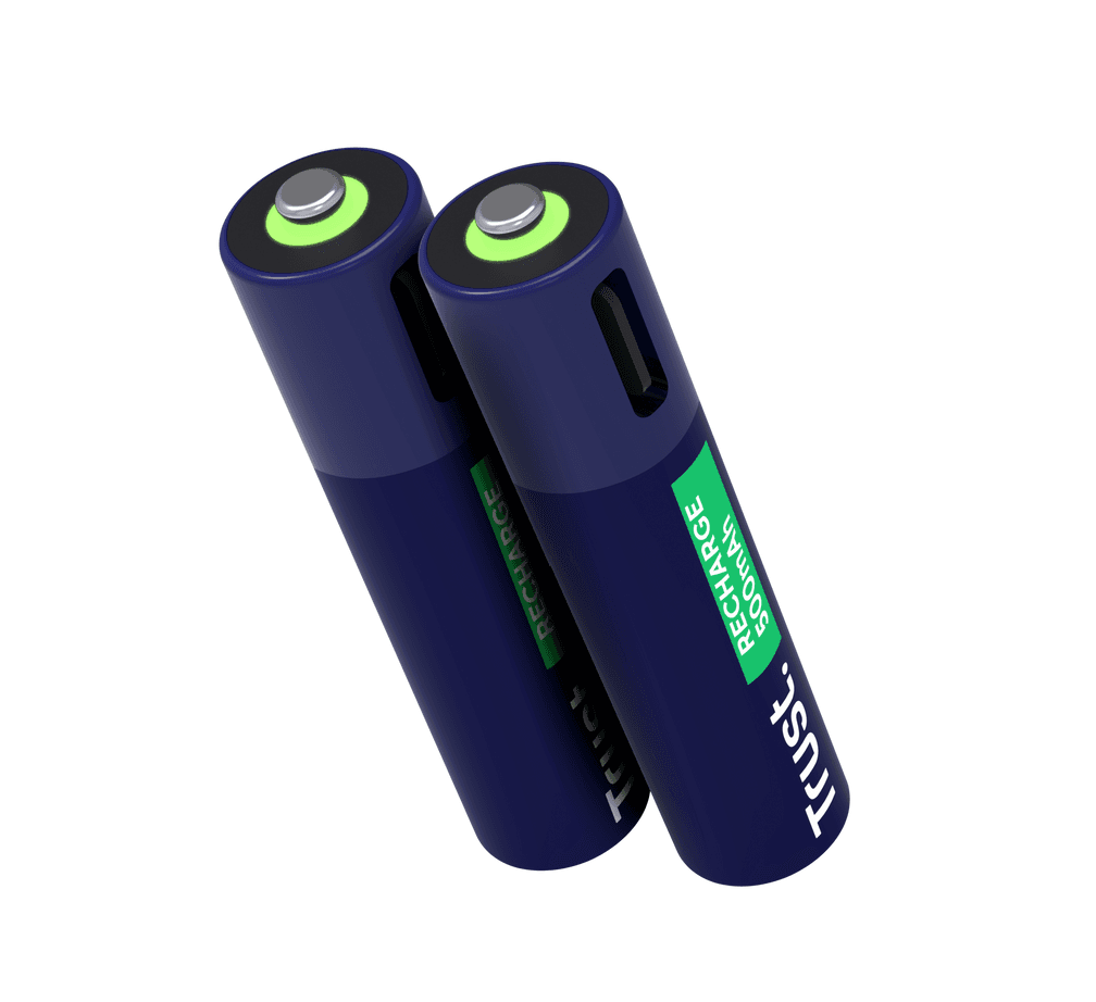 Trust USB-C Rechargeable Batteries 2 Pack AAA 25585 2