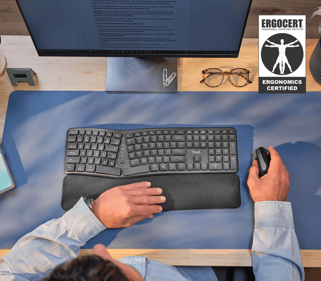 Trust Keyra Ergo Multi Wireless Keyboard 25459 6