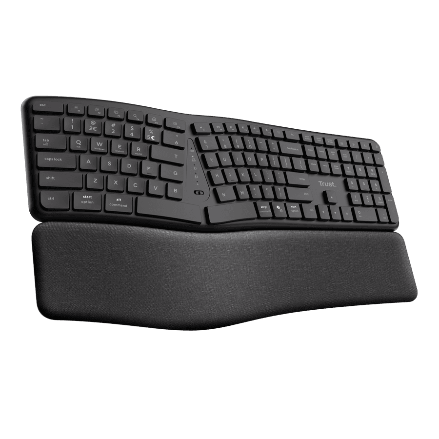 Trust Keyra Ergo Multi Wireless Keyboard 25459 2