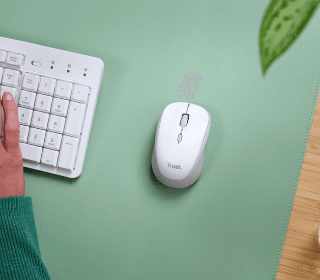 Trust Yvi+ Wireless Mouse White 25513 4