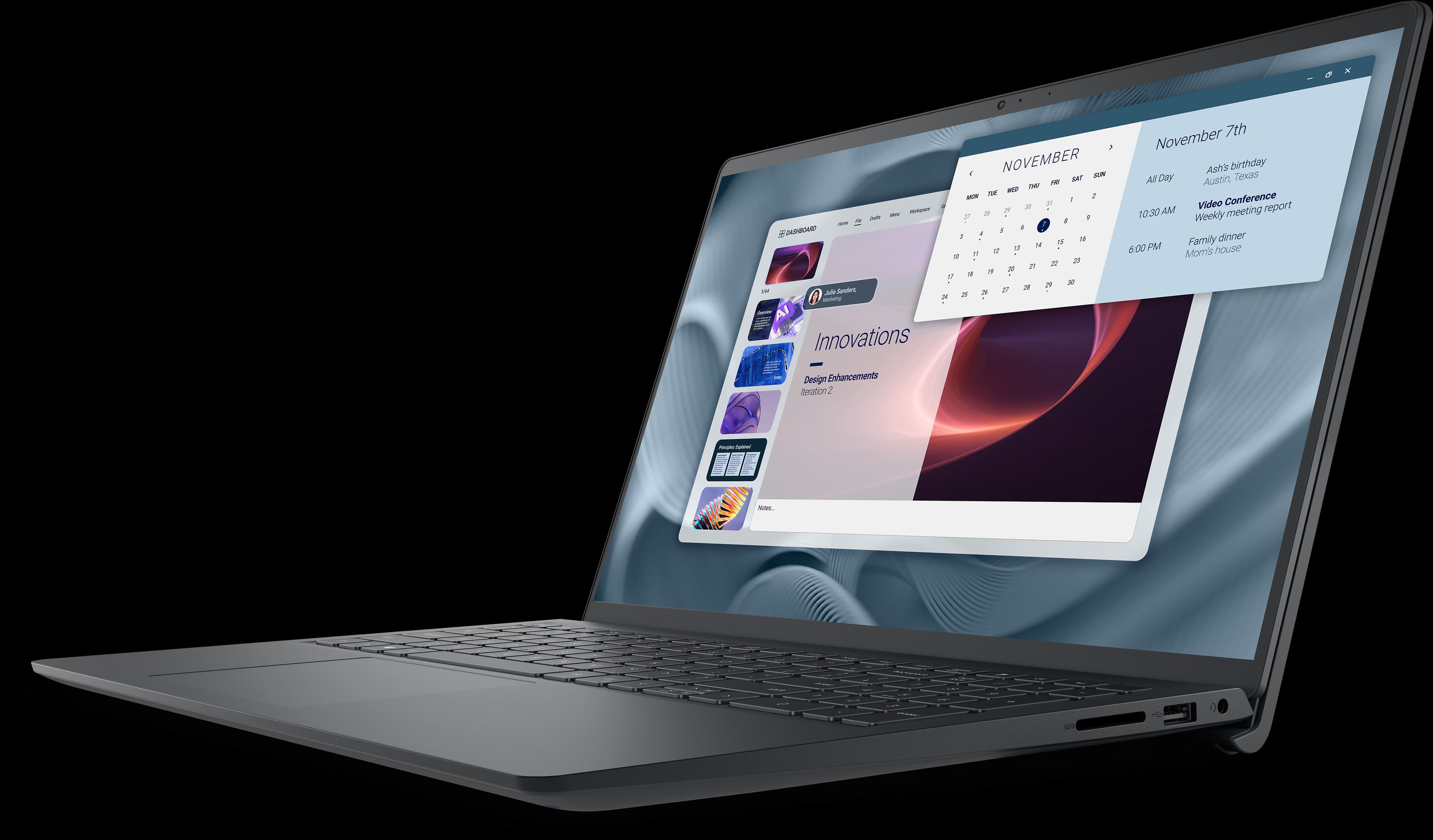 Dell Pro 15 Essential Laptop |PV15250| Core i7-1355U 8GB DDR5 512GB NVMe SSD 15.6" FHD 120Hz Intel Graphics MS Windows 11 6