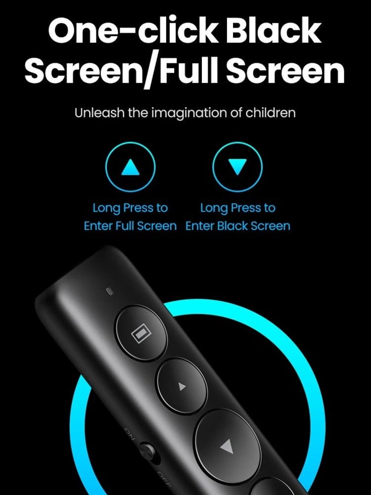 UGREEN 50654 100m Distance Wireless Presenter 7