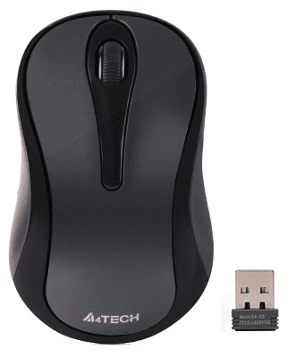 فأرة لاسلكية A4tech G3-280N Black/Grey 2.4G Wireless Optical Mouse 1