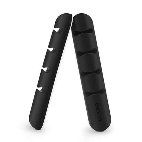 منظم كوابل UGREEN 30762 Cable Organizer 2 Pack Black 1