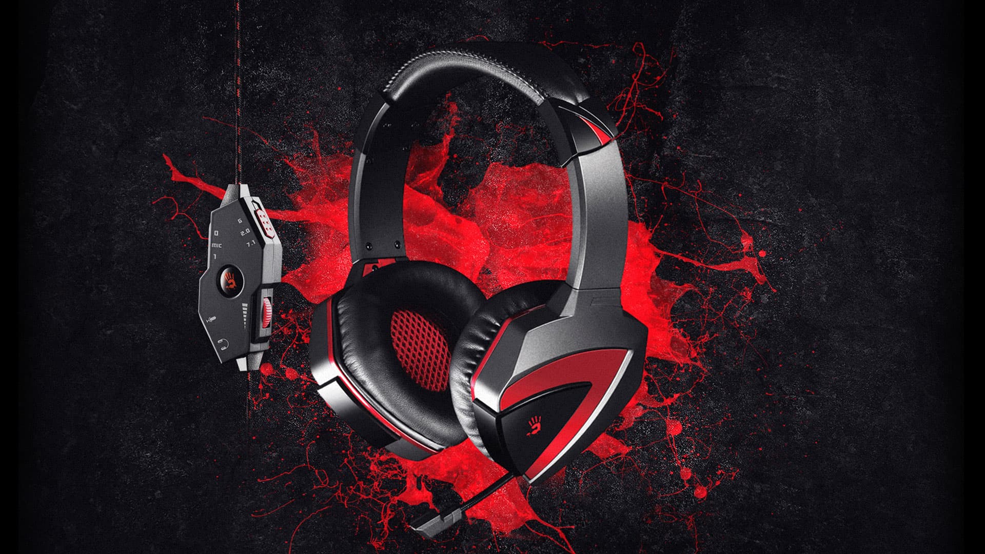 سماعات محيطية مخصصة للكمبيوتر A4tech Bloody G501 Gaming Headset 7.1 USB 6
