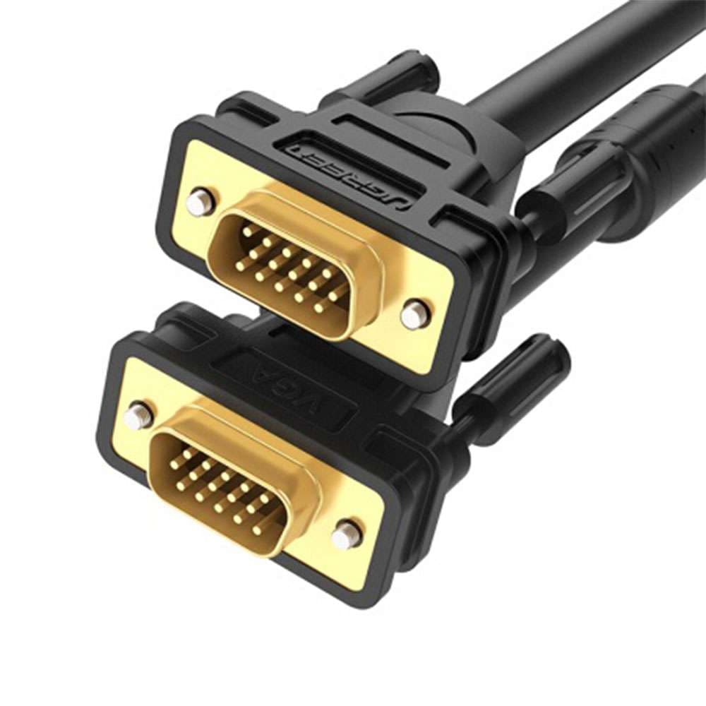 كيبل UGREEN 11636 VGA Male to Male Cable 30m Black 1