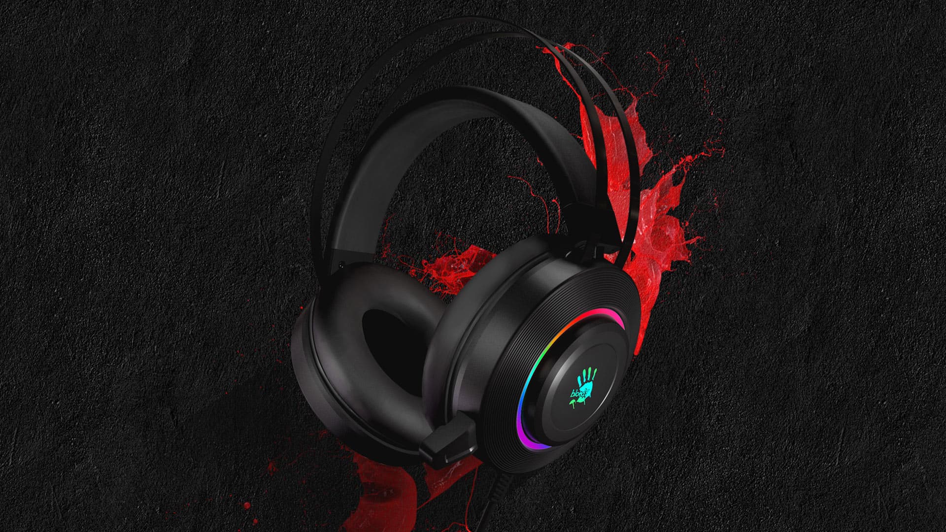 سماعات محيطية كمبيوتر فقط A4tech Bloody G521 Virtual 7.1 HiFi USB Gaming Headphone 2