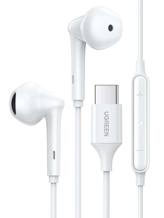UGREEN 60700 Wired Earphones with Type-C Connector White