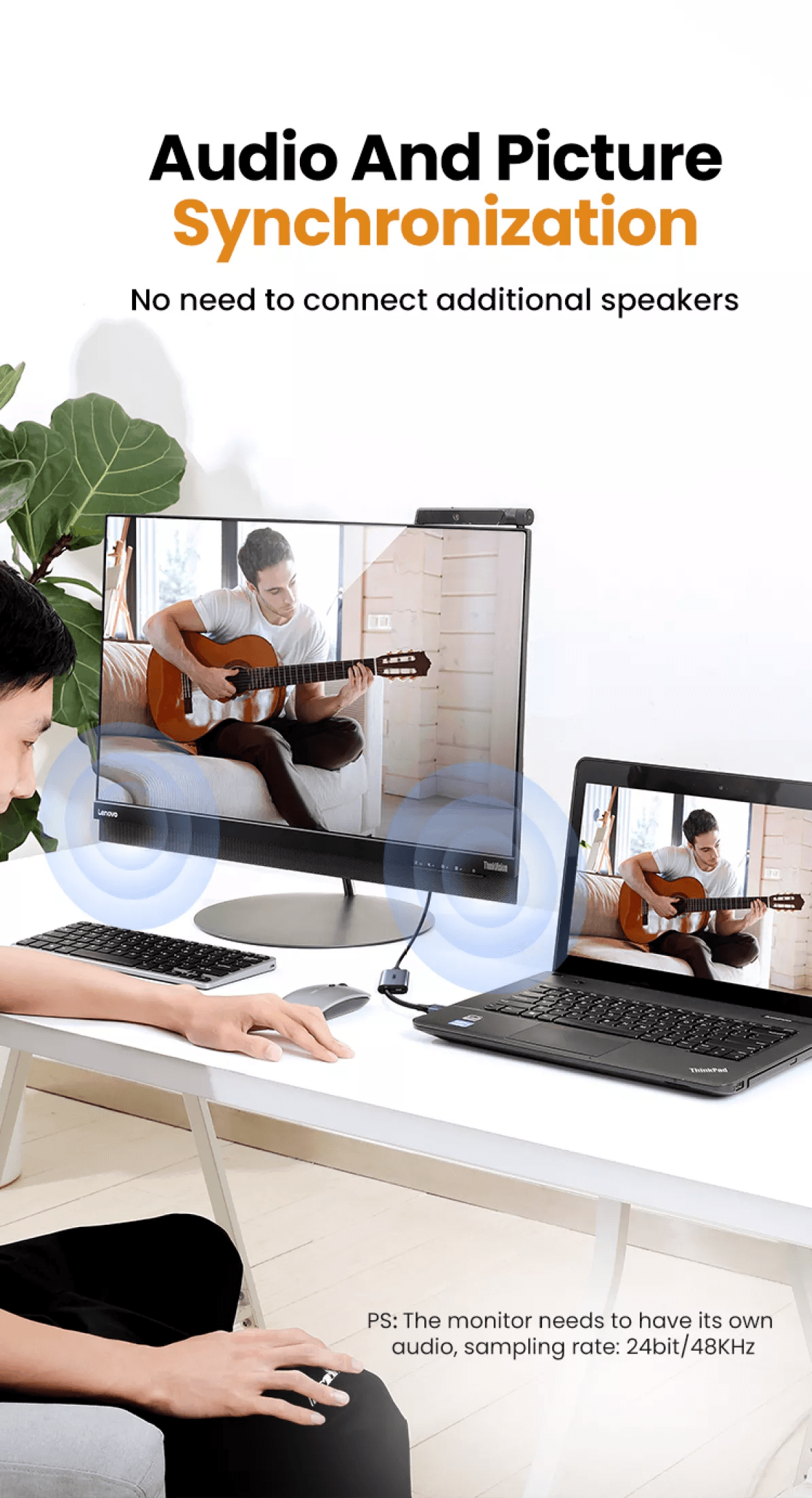 UGREEN 70693 HDMI to USB-C M/F Adapter 3