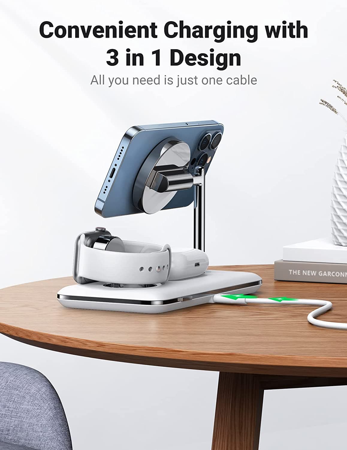 UGREEN 90326 3-in-1 Wireless Charger 3