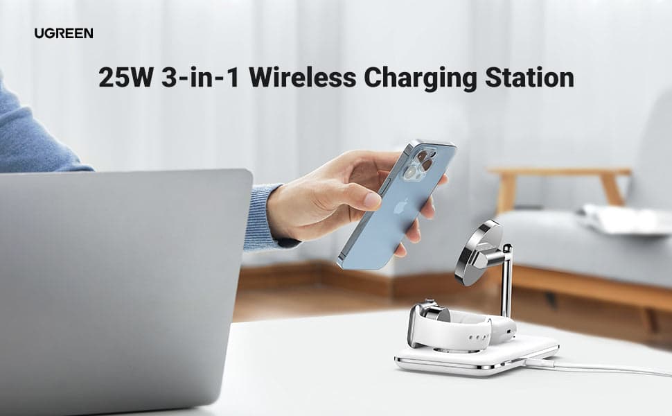 UGREEN 90326 3-in-1 Wireless Charger 12