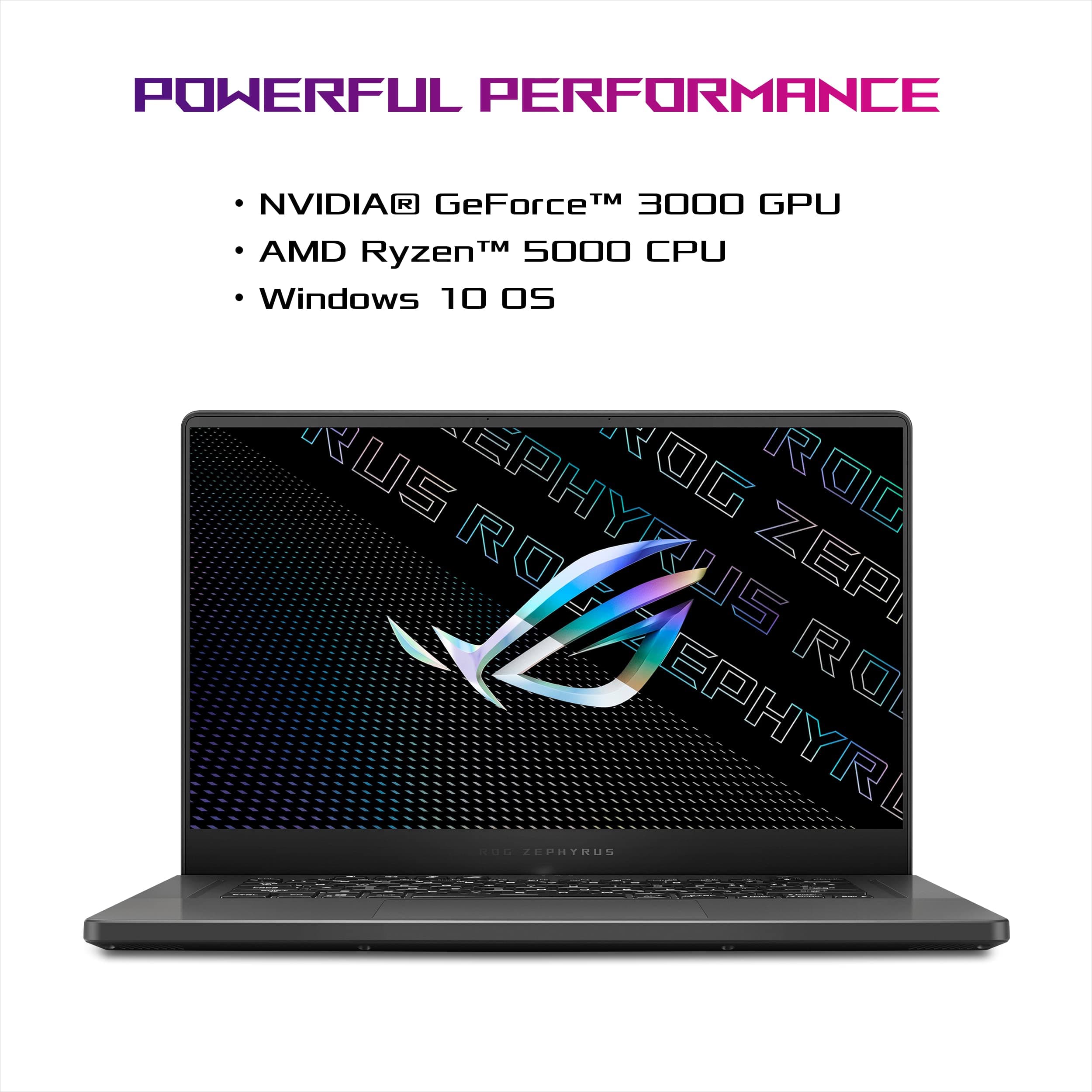 ASUS ROG Zephyrus RYZEN 9 5900HS 16GB 1TB SSD 8GB RTX3080 15.6" QHD Win10 2