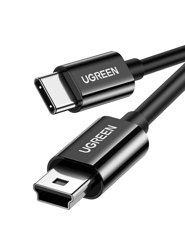 UGREEN 50445 USB-C to Mini USB Male to Male Cable 1m Black
