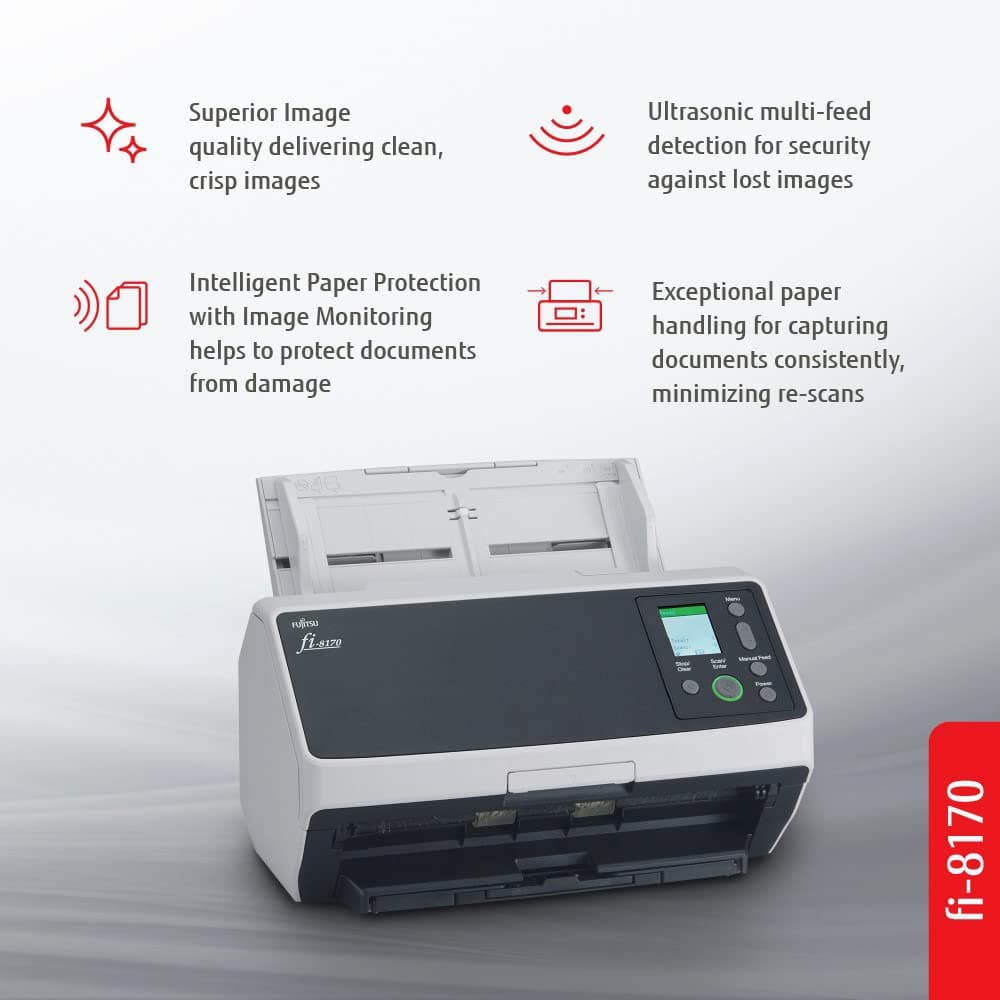 Ricoh fi-8170 Professional High Speed Color Duplex Scanner 3