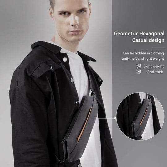 Kingsons KS3212W Messenger One-Shoulder Chest Bag 2