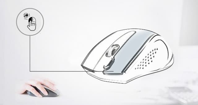 فأرة لاسلكية A4tech G3-280N Black/Grey 2.4G Wireless Optical Mouse 4