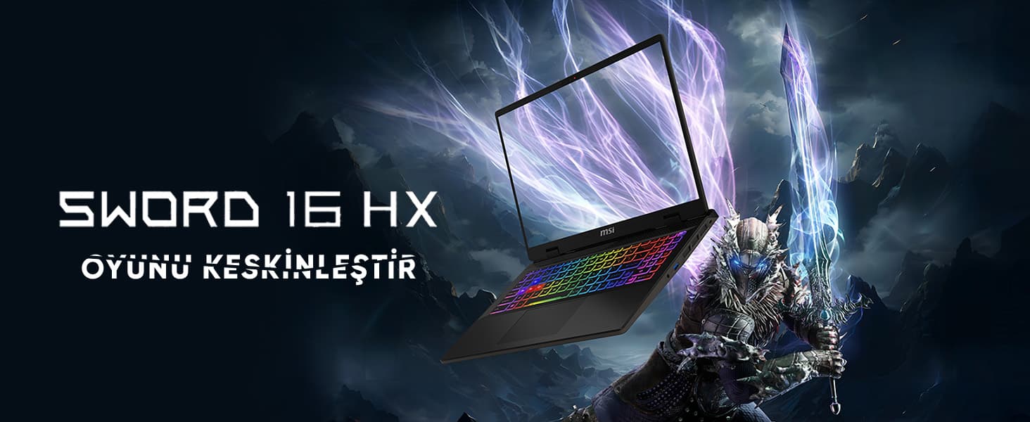 MSI Sword 16 HX B14VGKG Ci7-14650HX 32GB 1TB NVMe PCIe SSD Gen4x4 RTX 4070 8GB 16" FHD+ 144Hz Stealth Agent Backpack MS Windows 11 Pro 6