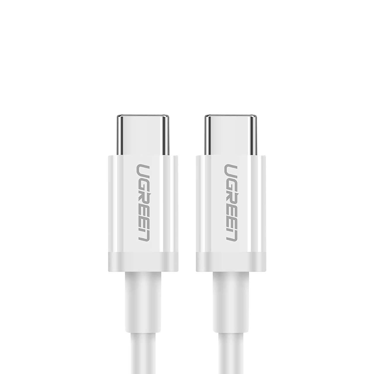UGREEN 60518 USB 2.0 C M/M ABS Cover 1m (White) 1
