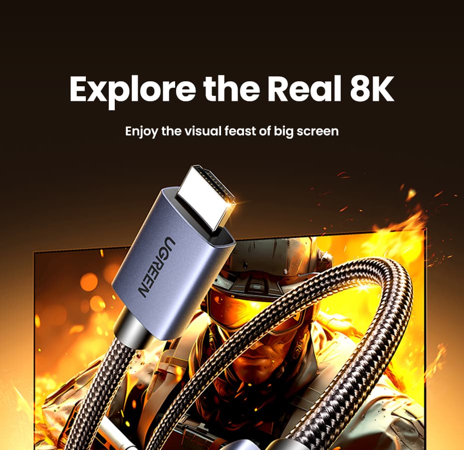 UGREEN 25910 HDMI 8K Cable 2m 2