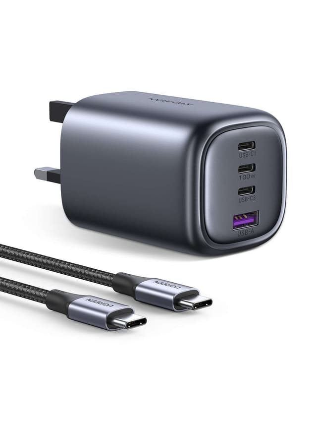 UGREEN 15482 Nexode 100W Charger UK (Space Gray)