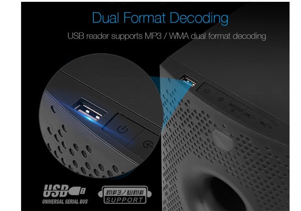 Fenda F210X 2.1 Multimedia Bluetooth Speaker 10