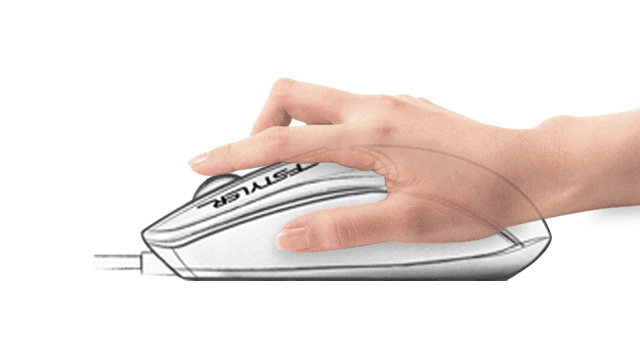A4tech Fstyler F1512 2-Section Desktop Set Black 6