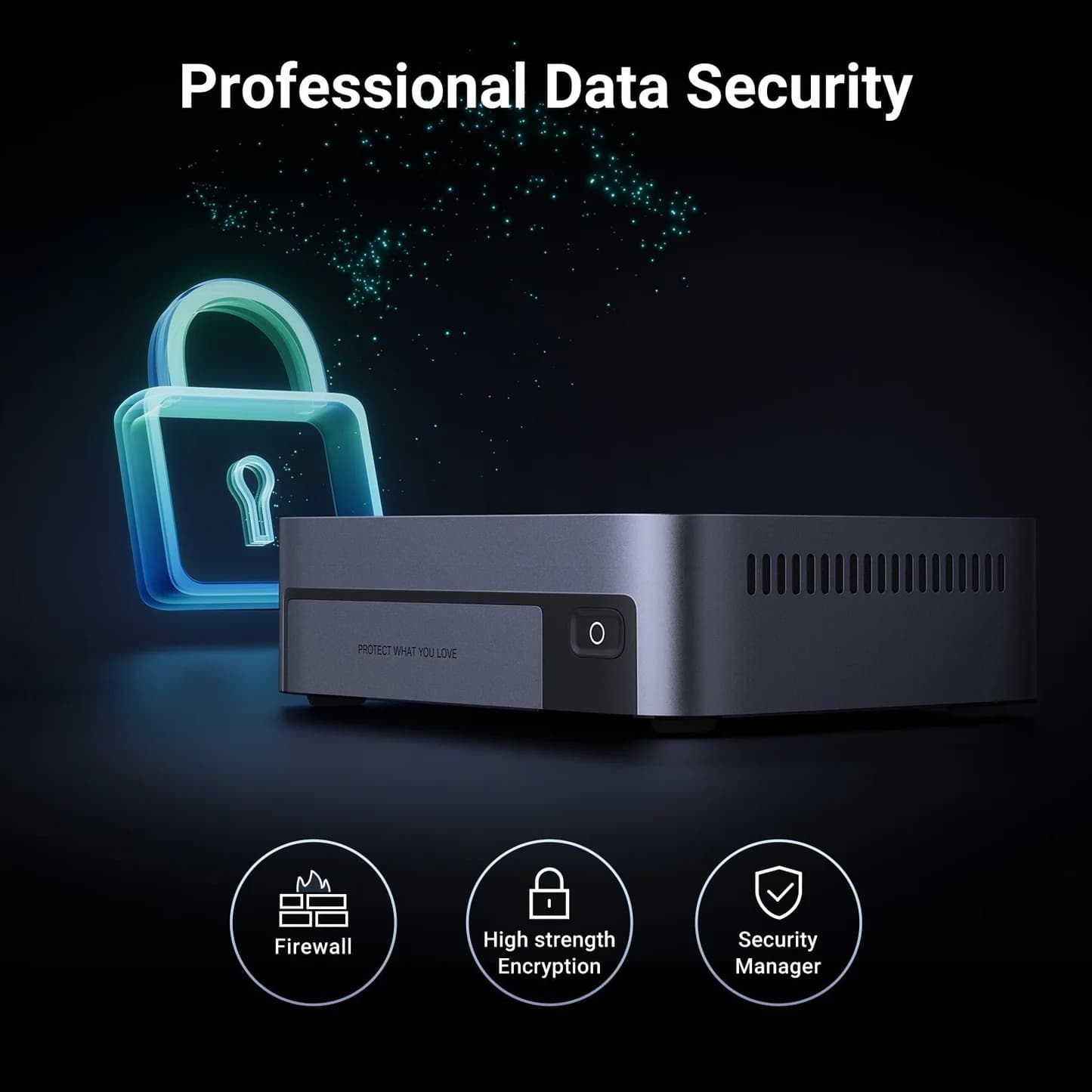 جهاز تخزين سحابي UGREEN 25892B Network Attached Storage DXP480T Plus Diskless EU 5