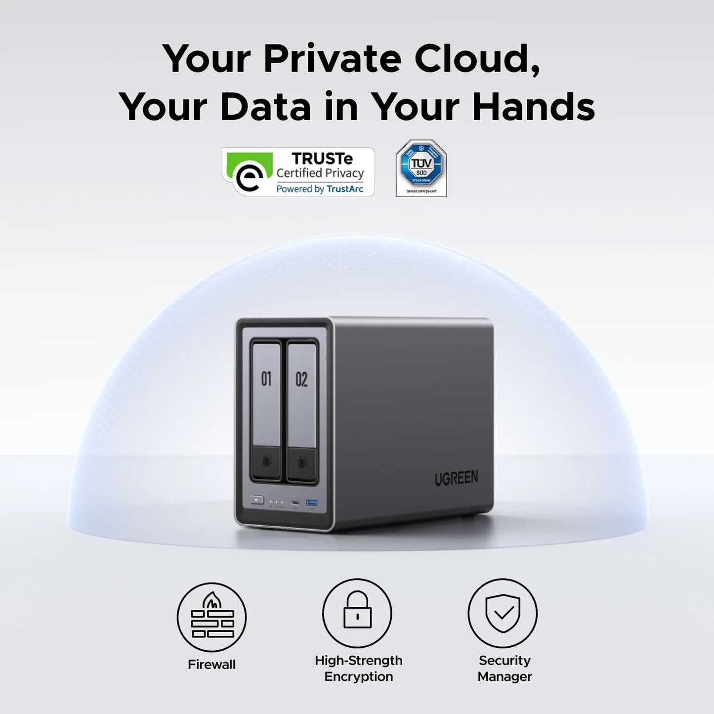 UGREEN 25369 Network Attached Storage DXP2800 (Diskless) EU 6