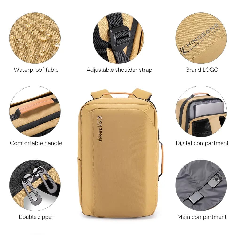 Kingsons K10143R Casual Laptop Backpack 5
