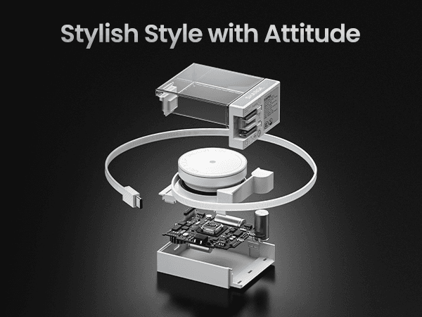 SHARGE S4U Retractable 65w GaN Charger White 17