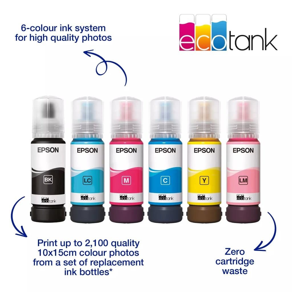 EPSON EcoTank L8050 Wireless & Wi-Fi Direct Ink Tank Photo Printer 3