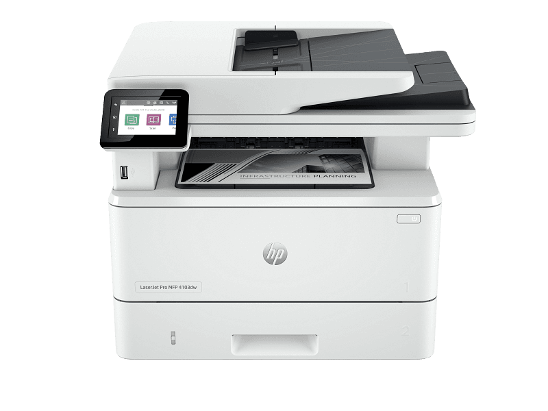 HP LaserJet Pro MFP 4103dw Printer 1