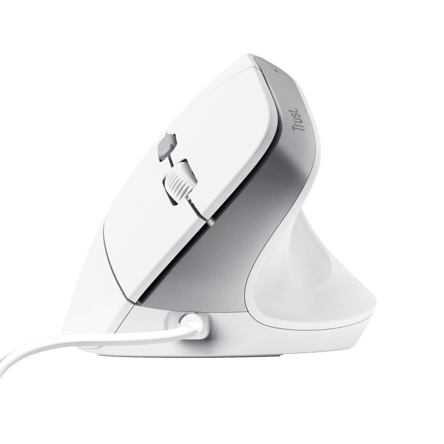 Trust Bayo II Ergonomic Mouse White 25397 1