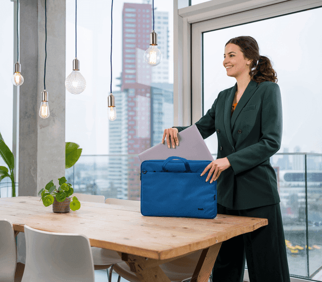 Trust Bologna Laptop Bag 16" Eco Blue 24448 4