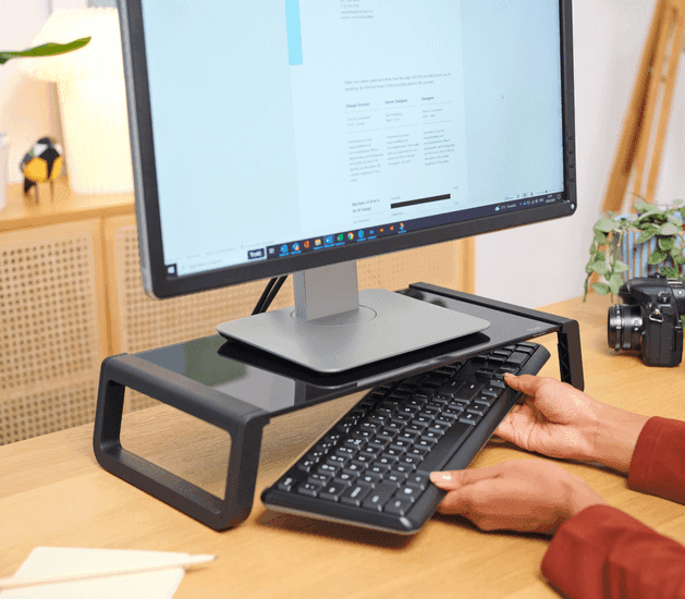 Trust Monta Glass Monitor Stand Black 25271 5