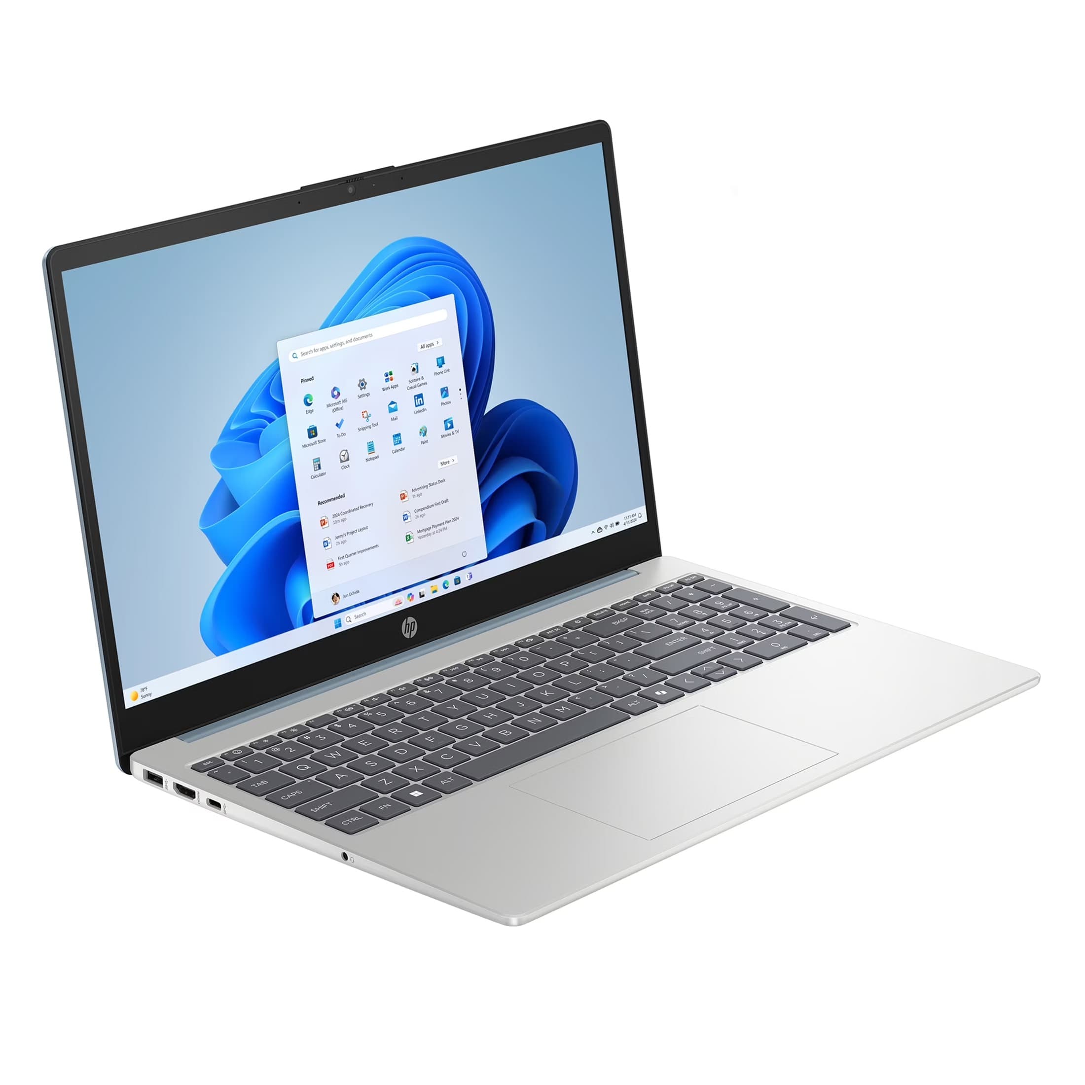 HP 15-fd0130wm Core i3-N305 8GB RAM 256GB PCIe SSD Touch 15.6" FHD LED MS Windows 11 Notebook 3