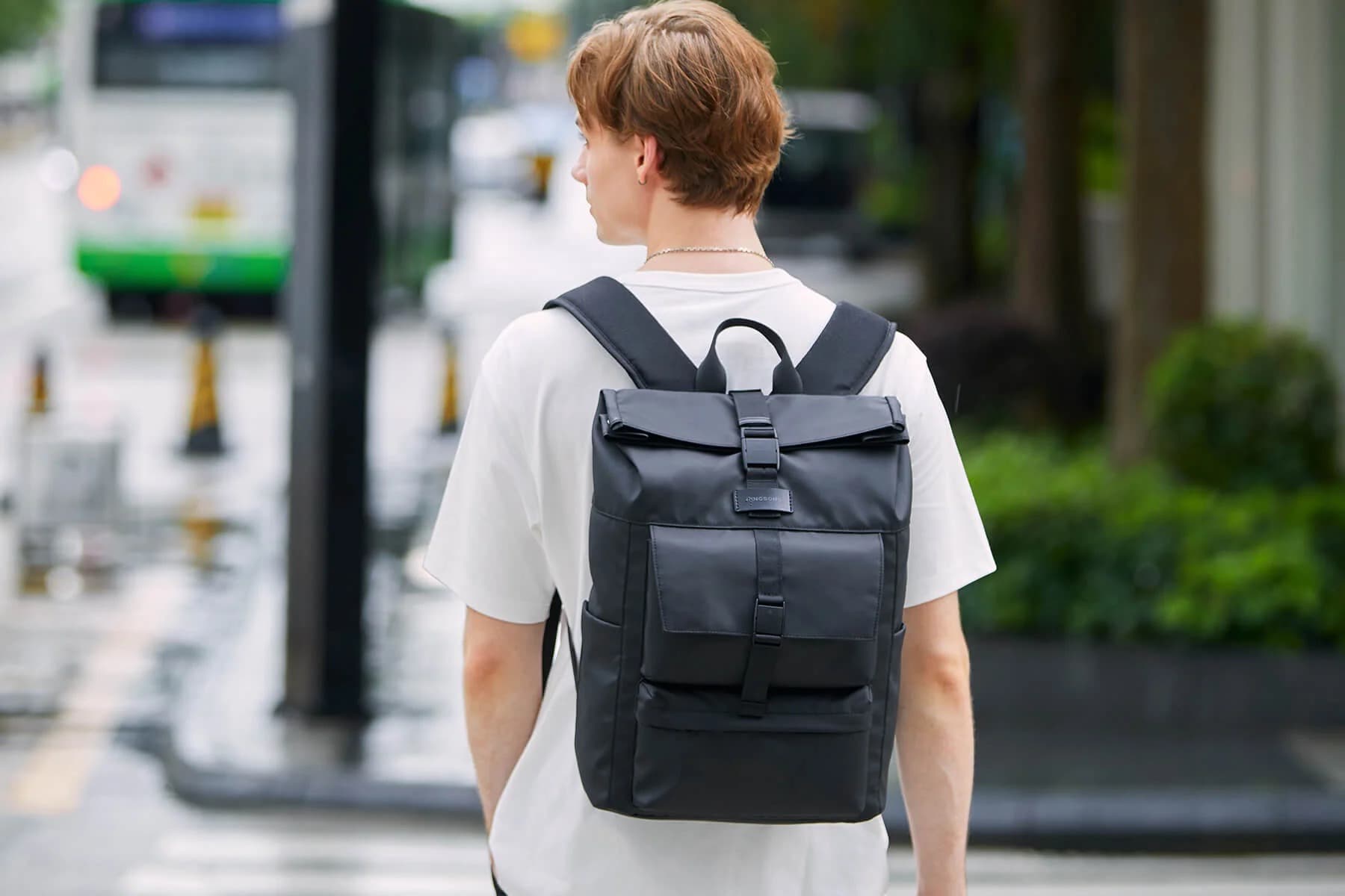 Kingsons KS3327W 15.6" Urban Roll-Top Backpack 13