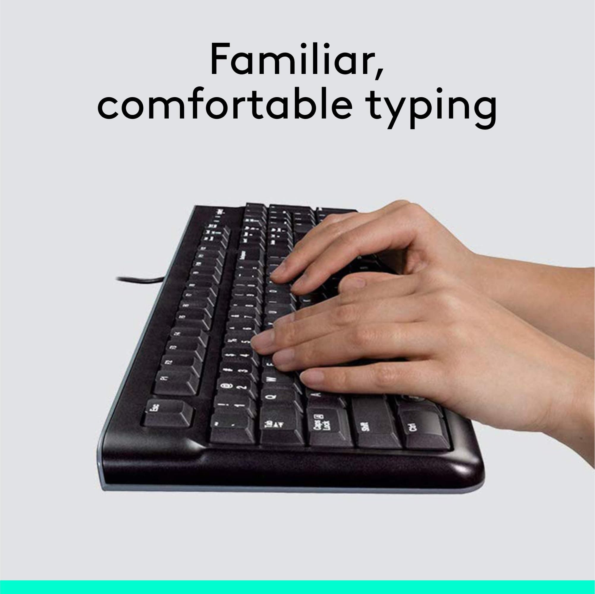Logitech MK120 Corded Keyboard and Mouse Combo | 920-002546| 2
