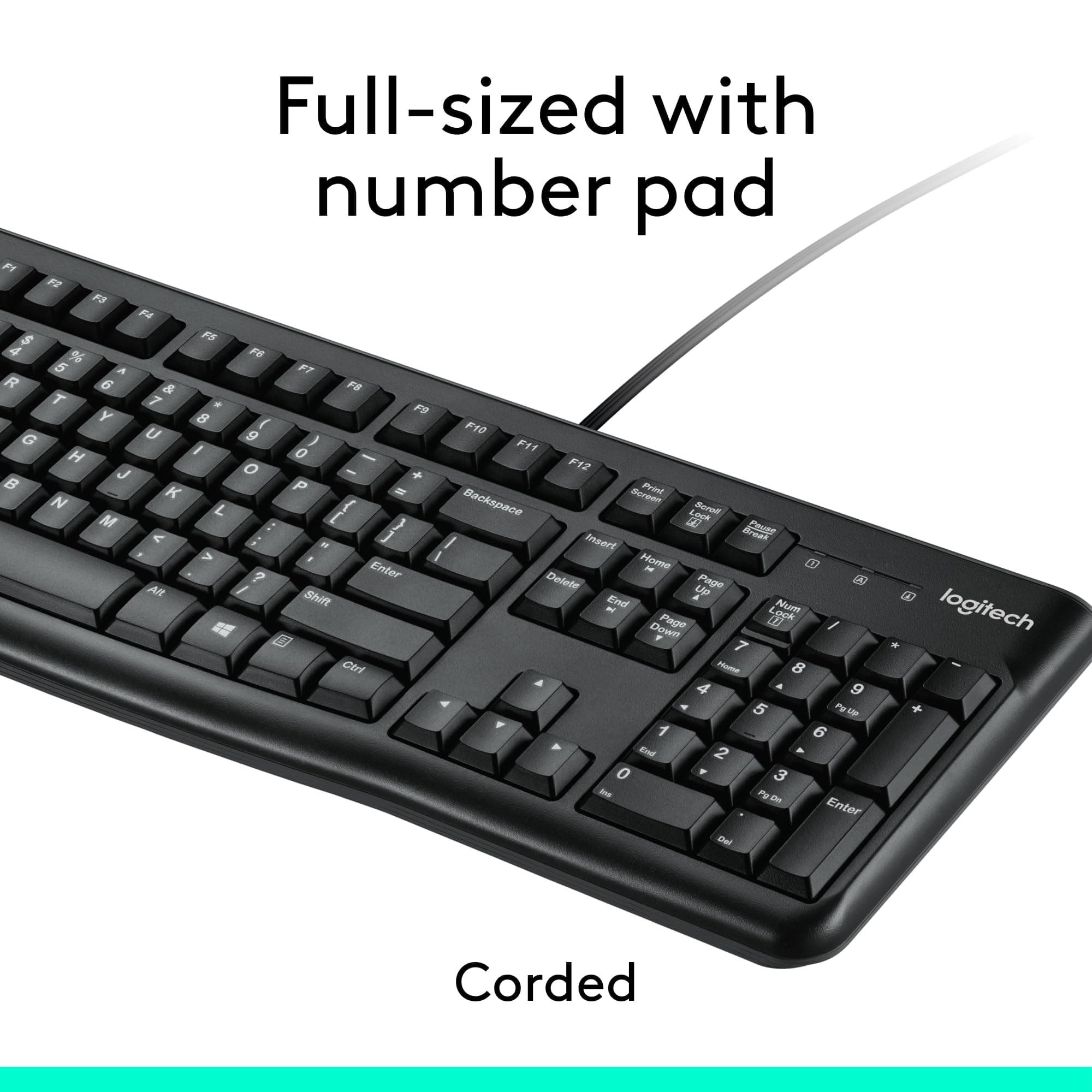 Logitech MK120 Corded Keyboard and Mouse Combo | 920-002546| 4