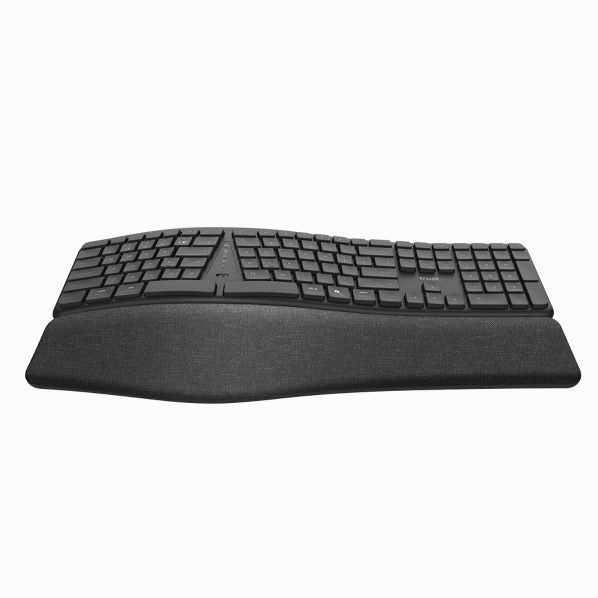Trust Keyra Ergo Multi Wireless Keyboard 25459 1
